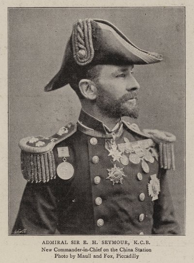 Ammiraglio Sir E H Seymour, KCB da English Photographer
