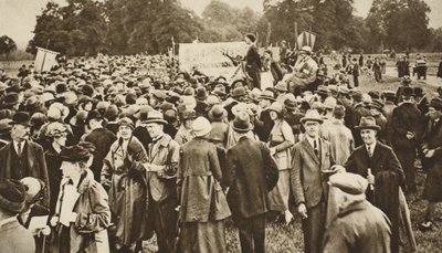 Riunione contro la guerra a Hyde Park da English Photographer