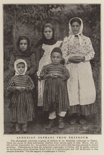 Orfani armeni di Erzeroum da English Photographer