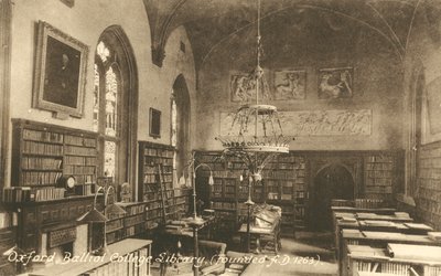 Biblioteca del Balliol College, Oxford da English Photographer