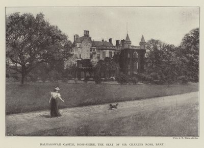Castello di Balnagowan, Ross-Shire, la Residenza di Sir Charles Ross, Barone da English Photographer