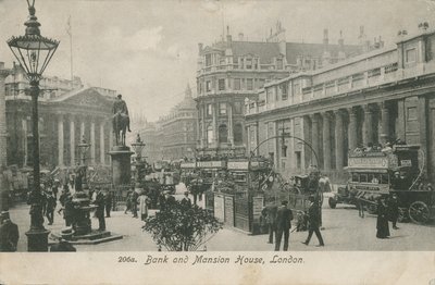 Bank e Mansion House, Londra da English Photographer