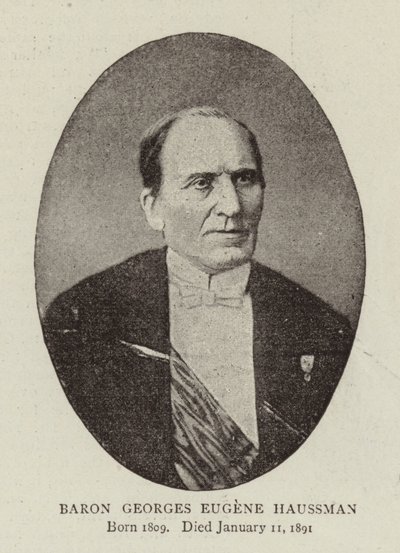 Barone Georges Eugene Haussman da English Photographer