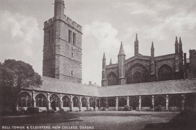 Campanile e Chiostri, New College, Oxford da English Photographer