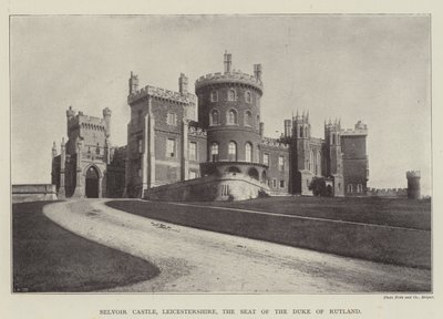 Castello di Belvoir, Leicestershire, la Residenza del Duca di Rutland da English Photographer