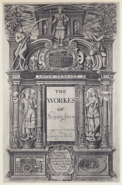 Ben Jonson, Le opere, W Stansby 1616 da English Photographer