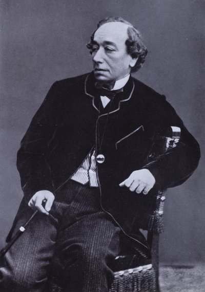 Benjamin Disraeli, Conte di Beaconsfield, politico conservatore britannico e Primo Ministro da English Photographer