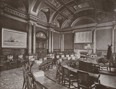 Sala del Consiglio, Registro di Lloyds, Fenchurch Street da English Photographer