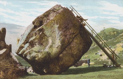 Bowder Stone, Borrowdale, Distretto dei Laghi da English Photographer