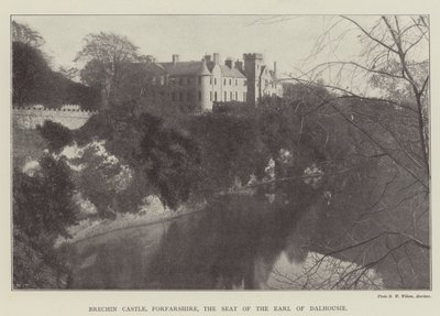 Castello di Brechin, Forfarshire, la Residenza del Conte di Dalhousie da English Photographer