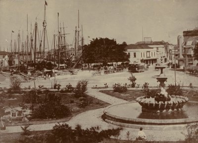 Porto di Bridgetown, circa 1900 da English Photographer