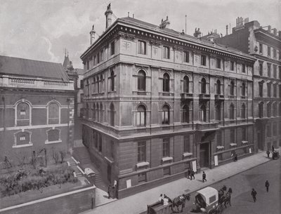 Casa della Società Biblica Britannica e Straniera, Queen Victoria Street da English Photographer