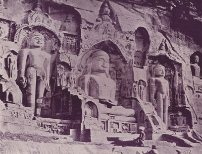 Figure buddiste, La Valle Felice, Gwalior da English Photographer