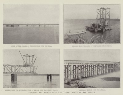 Costruzione del ponte sul fiume Atbara in Sudan da English Photographer