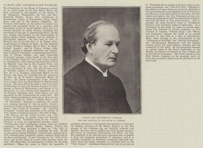 Canonico e arcidiacono Farrar, il nuovo cappellano della Camera dei Comuni da English Photographer