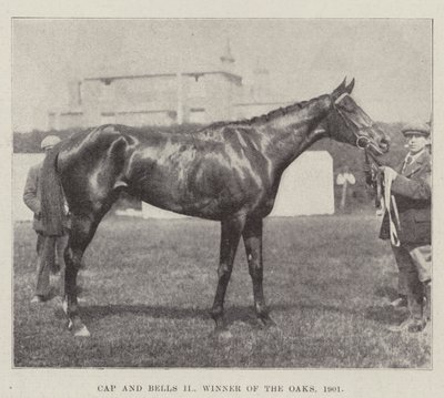 Cap and Bells II, vincitore delle Oaks, 1901 da English Photographer
