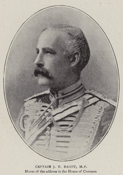 Capitano J F Bagot, MP da English Photographer