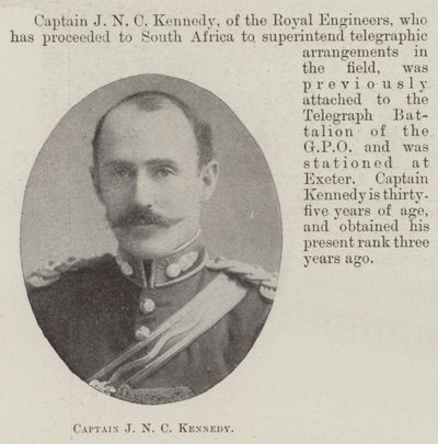 Capitano J N C Kennedy da English Photographer