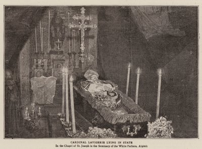 Il cardinale Lavigerie in stato da English Photographer