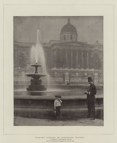 Catturato a pescare in acque protette, una tragedia a Trafalgar Square da English Photographer