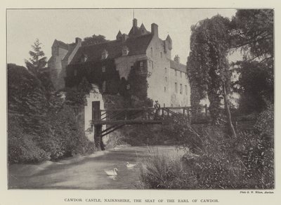 Castello di Cawdor, Nairnshire, la Residenza del Conte di Cawdor da English Photographer