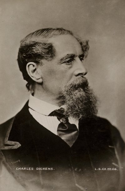 Charles Dickens (1812-1870), romanziere inglese da English Photographer