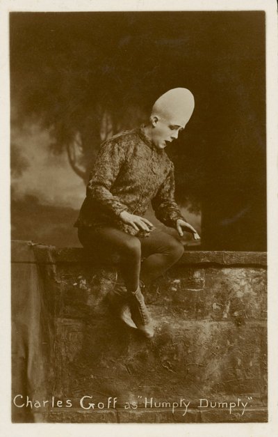 Charles Goff come Humpty Dumpty da English Photographer