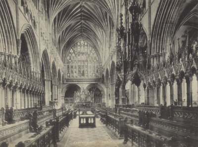Coro della Cattedrale di Exeter, Devon da English Photographer