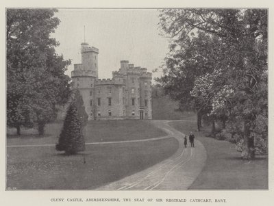 Castello di Cluny, Aberdeenshire, la Residenza di Sir Reginald Cathcart, Barone da English Photographer