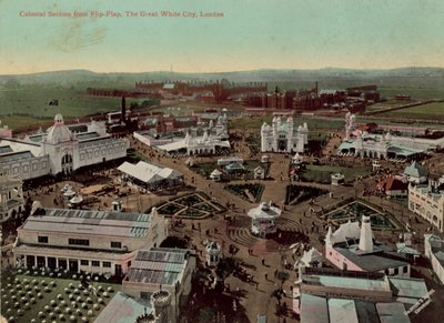 Sezione coloniale da Flip-Flap, The Great White City, Londra da English Photographer