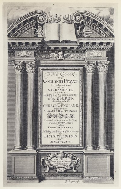 Preghiera comune, Stampatori di Sua Maestà 1662 da English Photographer