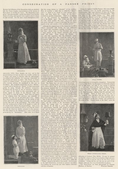 Consacrazione di un Sacerdote Parsee da English Photographer