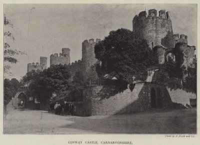Castello di Conway, Carnarvonshire da English Photographer