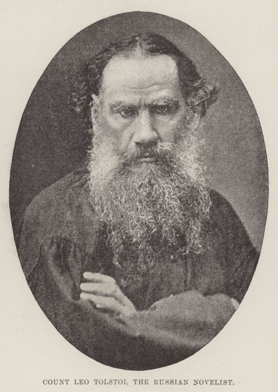 Conte Lev Tolstoj, il romanziere russo da English Photographer