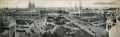 Corte delle Arti dalla Congress Hall, Esposizione Franco-Britannica, Londra, 1908 da English Photographer