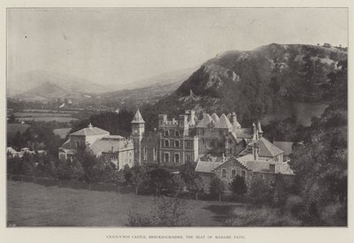 Castello di Craig-y-Nos, Brecknockshire, la residenza di Madame Patti da English Photographer