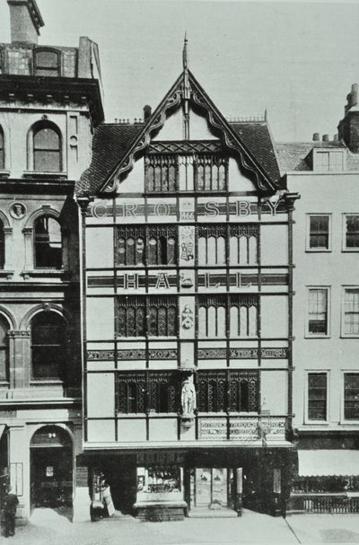Crosby Hall, Bishopsgate, Londra, 1890 da English Photographer