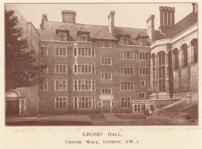 Crosby Hall, Cheyne Walk, Londra da English Photographer