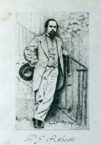 Dante Gabriel Rossetti (1828-82) da English Photographer