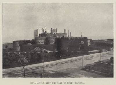Castello di Deal, Kent, la residenza di Lord Herschell da English Photographer