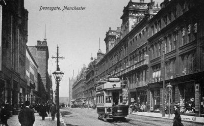 Deansgate, Manchester, c.1910 da English Photographer