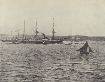 Partenza della HMS Calliope da English Photographer