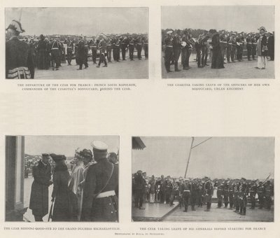 Partenza dello Zar e della Zarina per la Francia da English Photographer