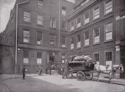 Casa del Dr. Johnson, Gough Square, Fleet Street da English Photographer