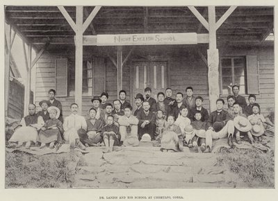 Il Dottor Landis e la sua Scuola a Chemulpo, Corea da English Photographer