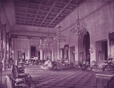 Salotto, Palazzo del Governo, Calcutta da English Photographer