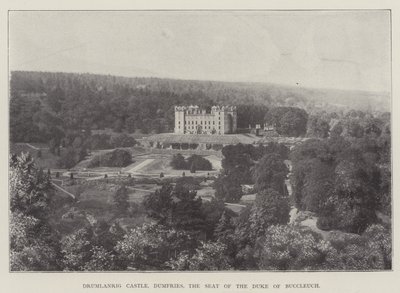 Castello di Drumlanrig, Dumfries, la Residenza del Duca di Buccleuch da English Photographer
