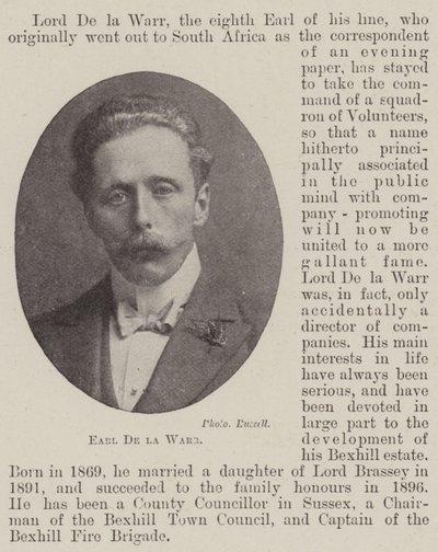 Conte De la Warr da English Photographer