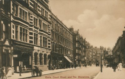 Earls Court Road e The Mansions, Londra da English Photographer