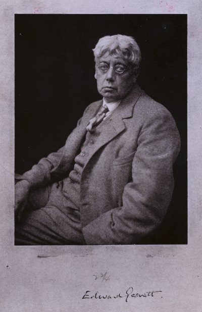 Edward Garnett, scrittore, critico letterario e editore inglese da English Photographer